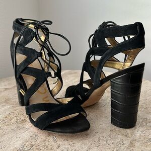 Sam Edelman Yardely Black Suede Heel